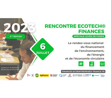 Rencontre Ecotech Finances 2023
