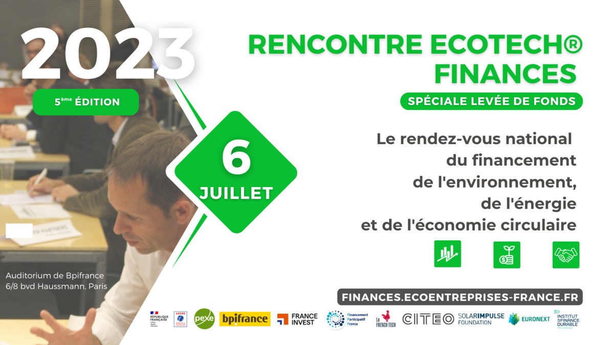 Rencontre Ecotech Finances 2023